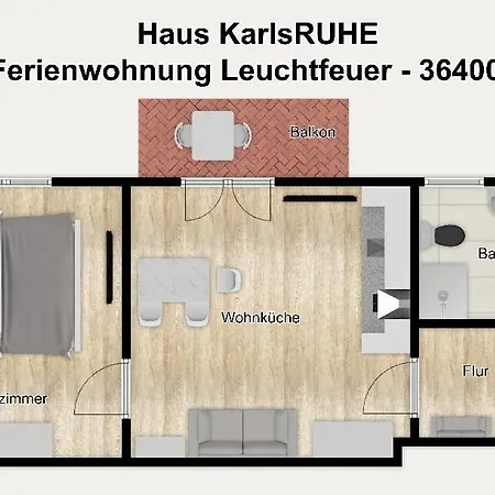 Haus Karlsruhe Leuchtfeuer Appartement Juist